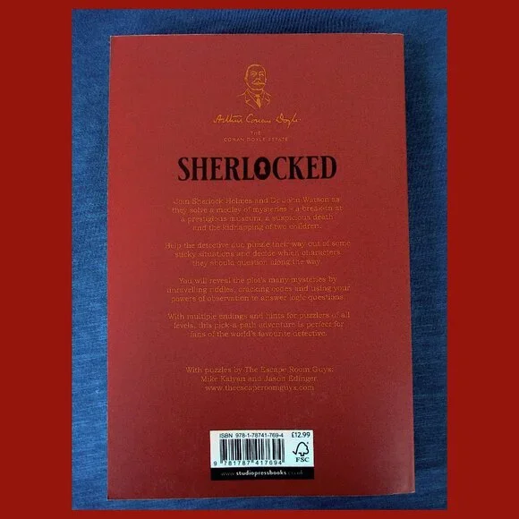 Book - Sherlocked: The Official Escape Room Puzzle Book by The Escape Room Guys - Picture 13 of 13